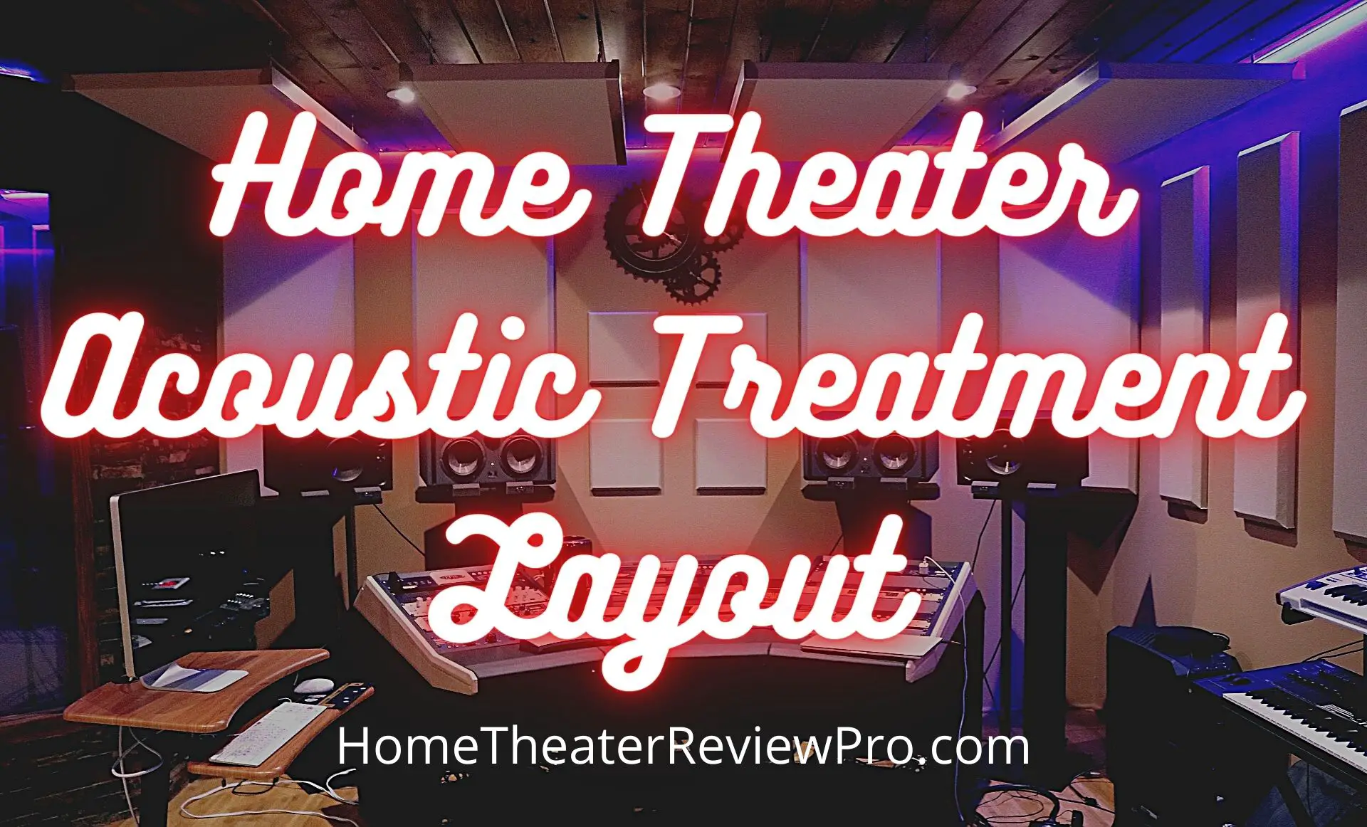 Home Theater Acoustic Treatment Layout