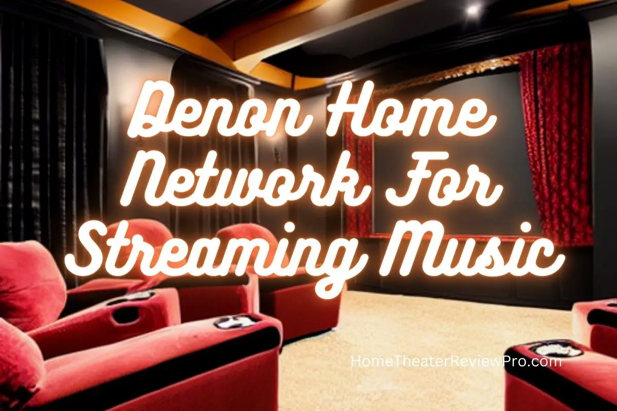 Connect Denon Receiver To Home Network For Streaming Music