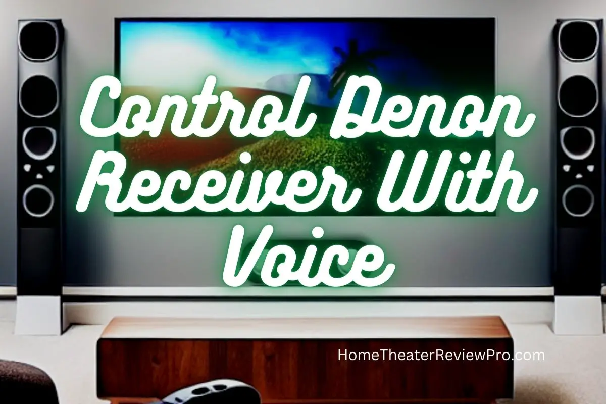 Control Denon Receiver With Voice