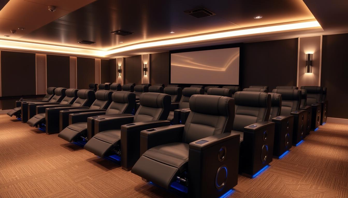 State-of-the-Art Home Theater Recliners with Built-In Speakers