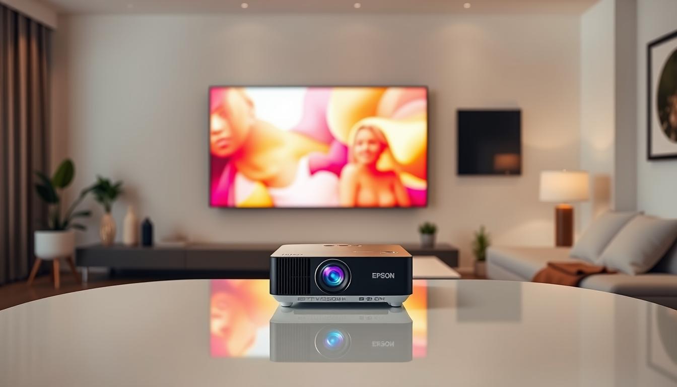 Epic Vision Projector Epson EpiqVision Mini EF12 Laser Projector Review: Compact Projection ...