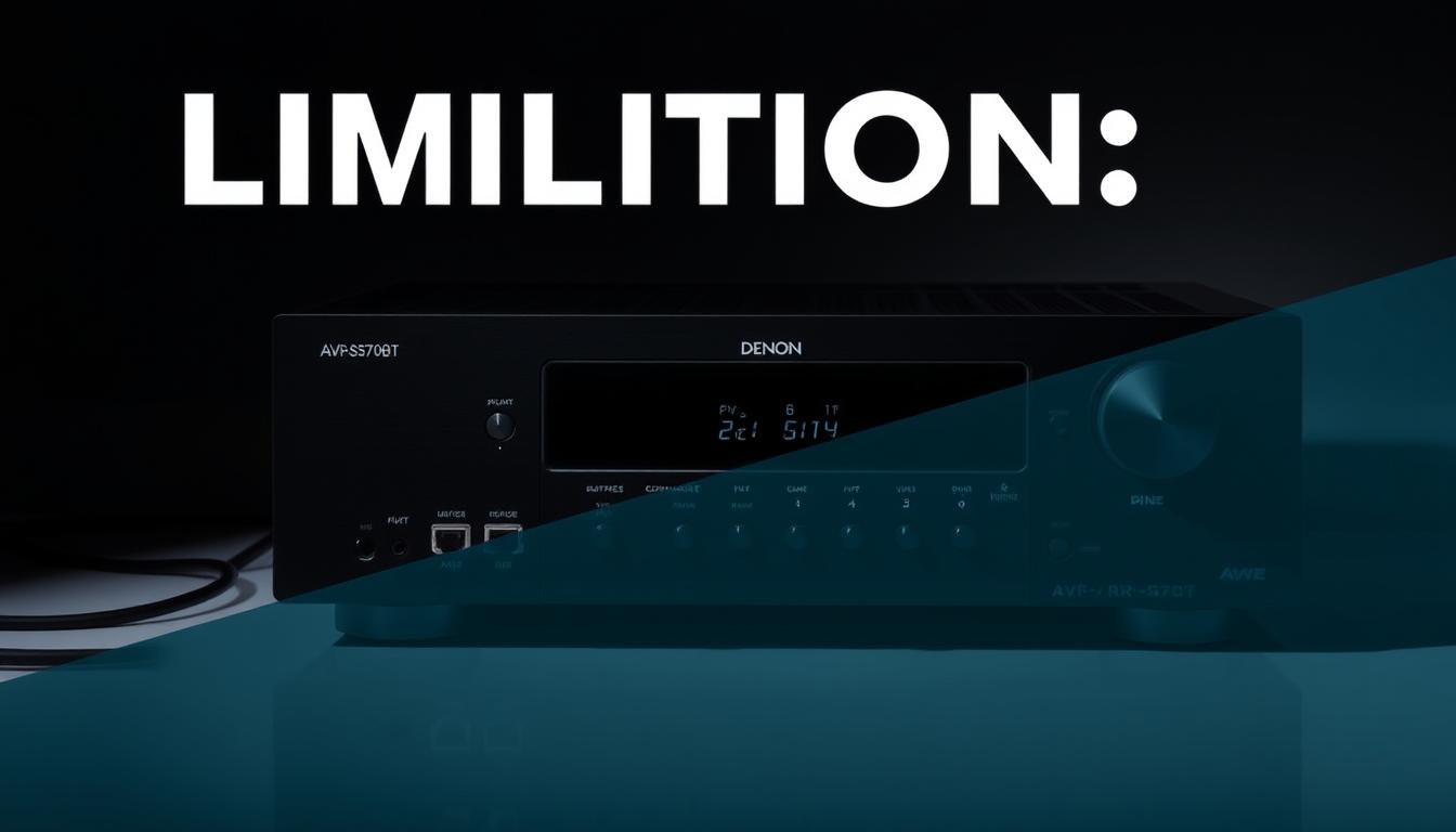 Denon AVR-S570BT limitations Denon AVR-S570BT limitations