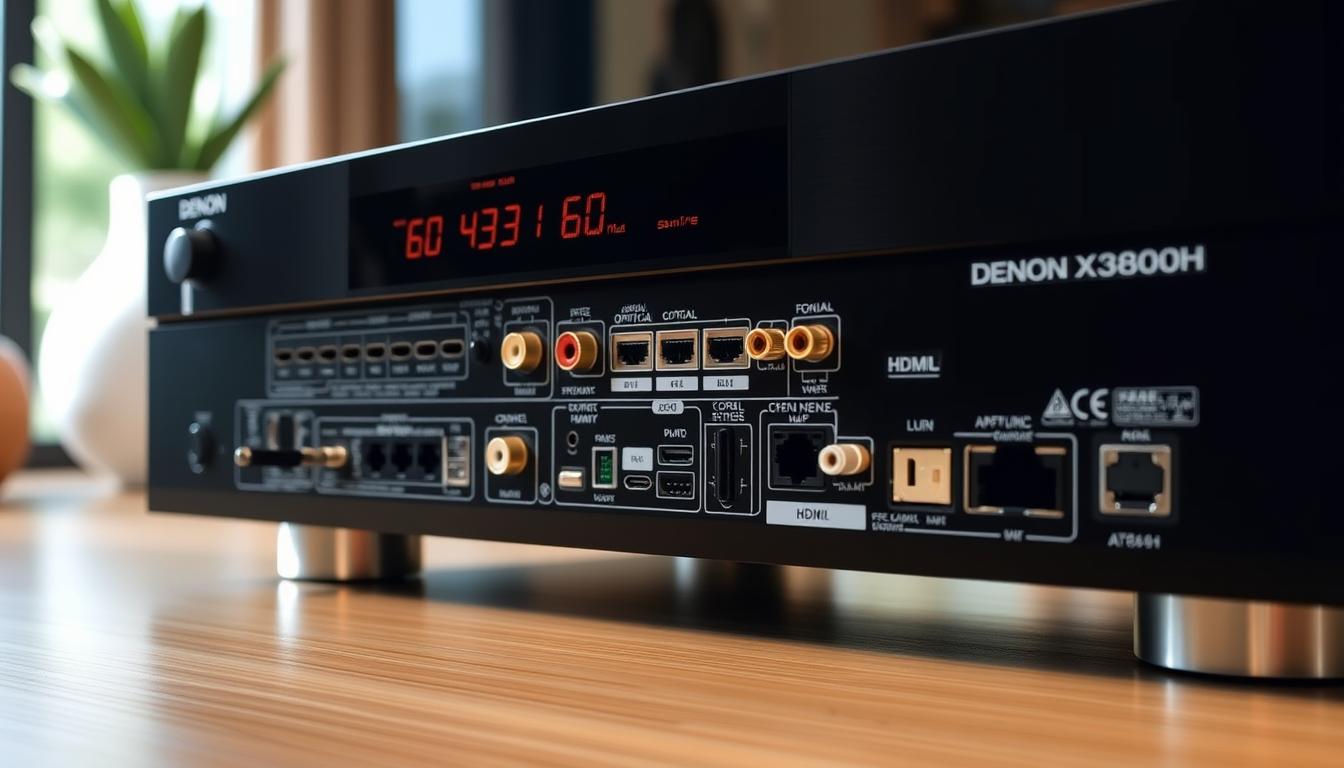 Denon AVR-X3800H connectivity