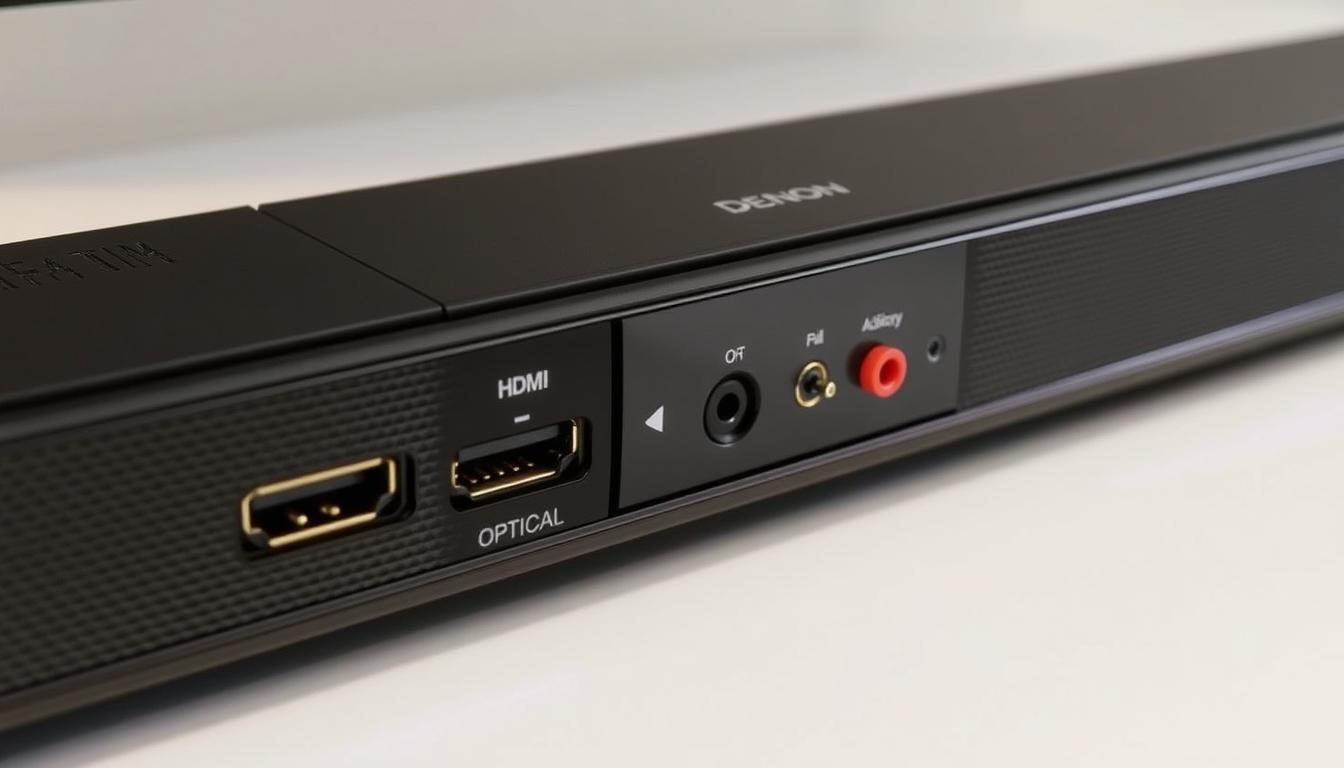 Denon Home Sound Bar 550 Connectivity Ports Denon Home Sound Bar 550 Connectivity Ports