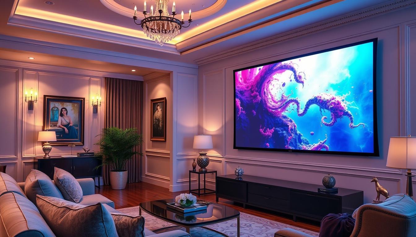 Elite Screens Sable Frame Series 135 Projection Screen