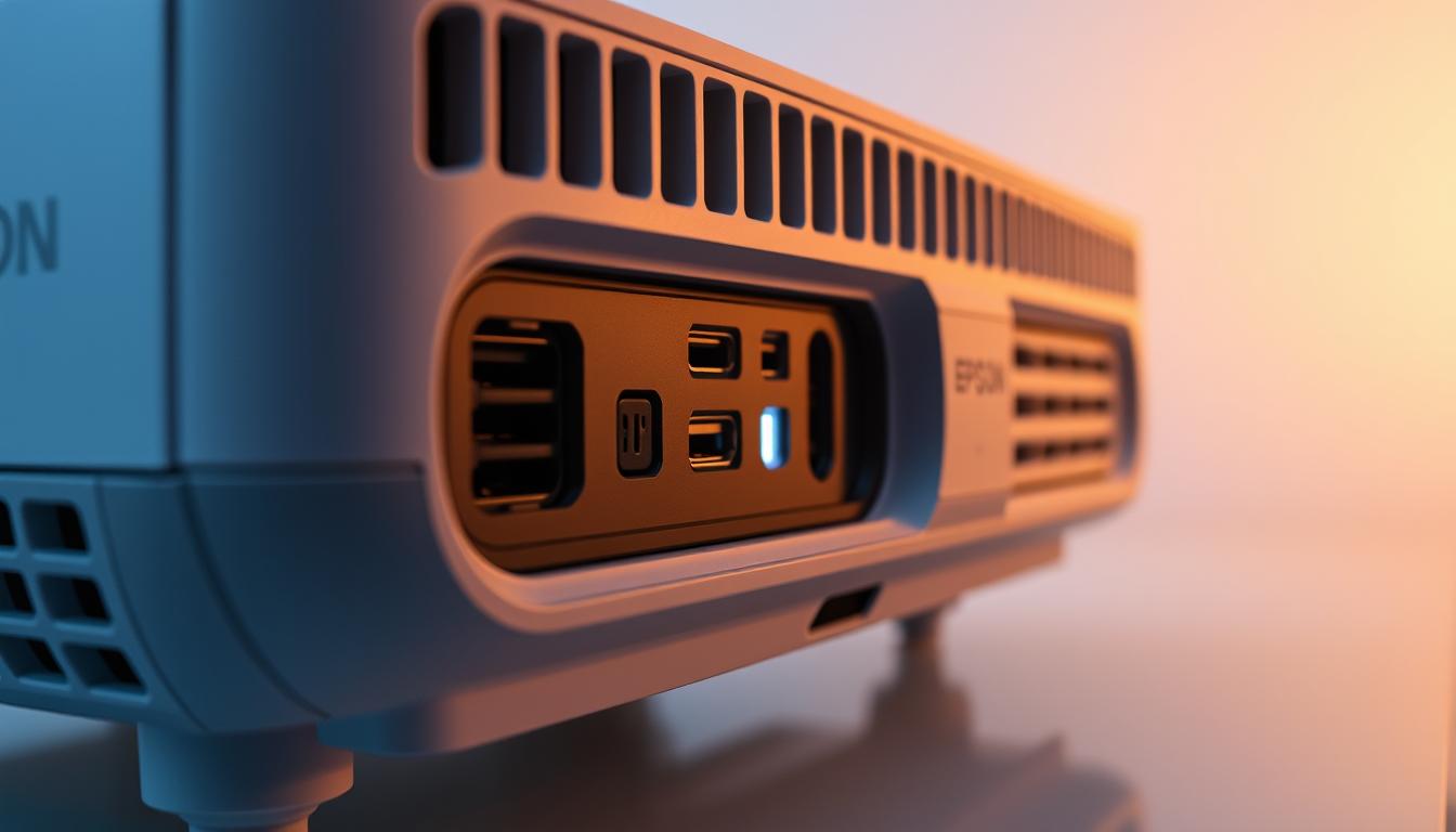 Epson EpiqVision Mini EF12 Connectivity Ports