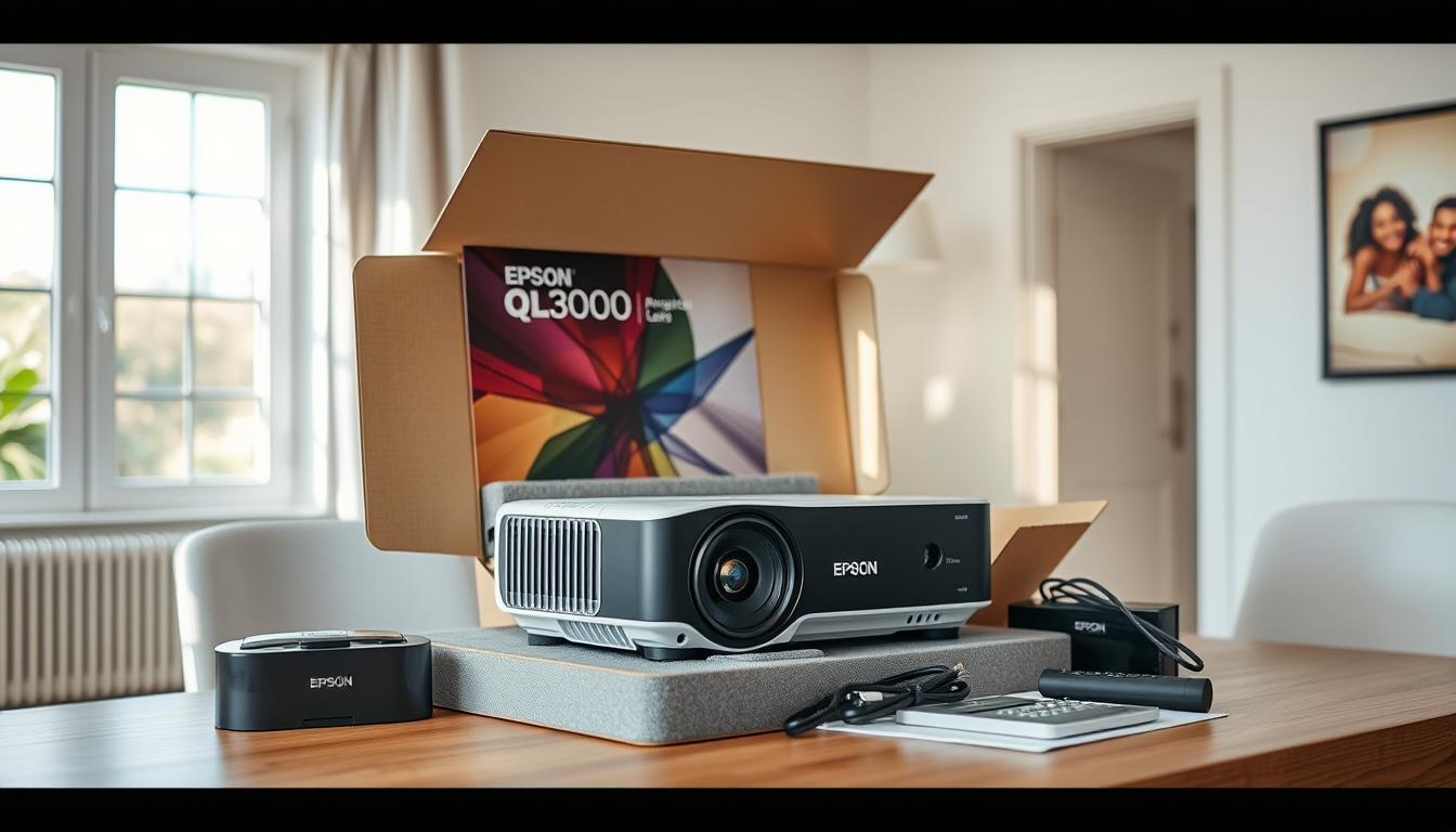 Epson QL3000 Projector Unboxing Epson QL3000 Projector Unboxing
