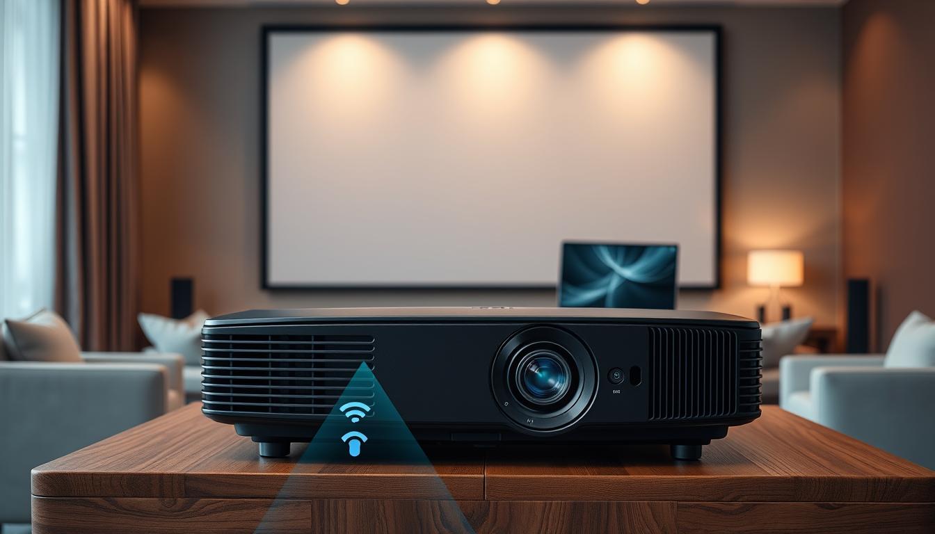 HDMI input and wireless mirroring for multimedia projector HDMI input and wireless mirroring for multimedia projector