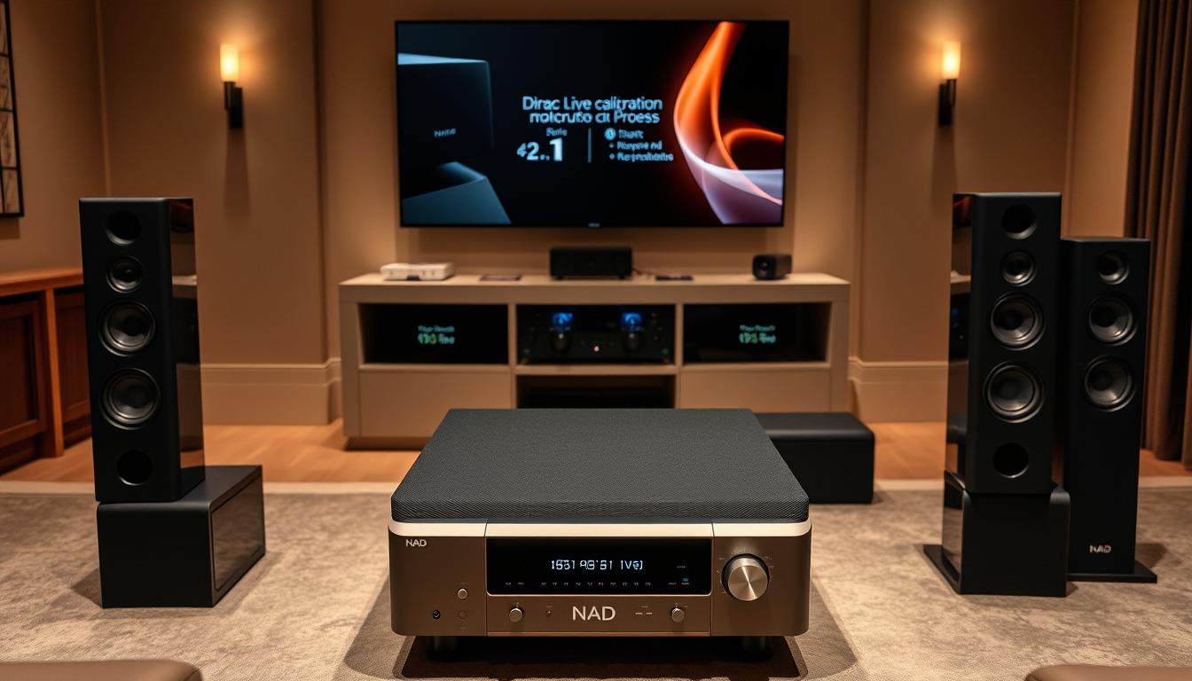 NAD T 758 V3i Dirac Live calibration NAD T 758 V3i Dirac Live calibration