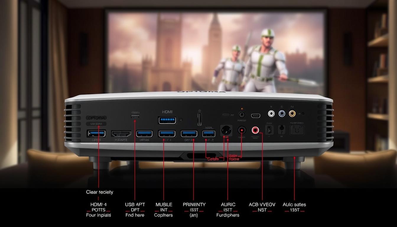 Optoma UHZ55 Connectivity Options Optoma UHZ55 Connectivity Options
