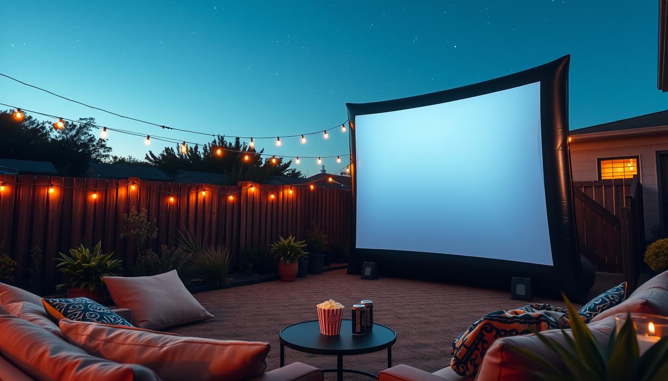 Outdoor Movie Projector Setup Outdoor Movie Projector Setup