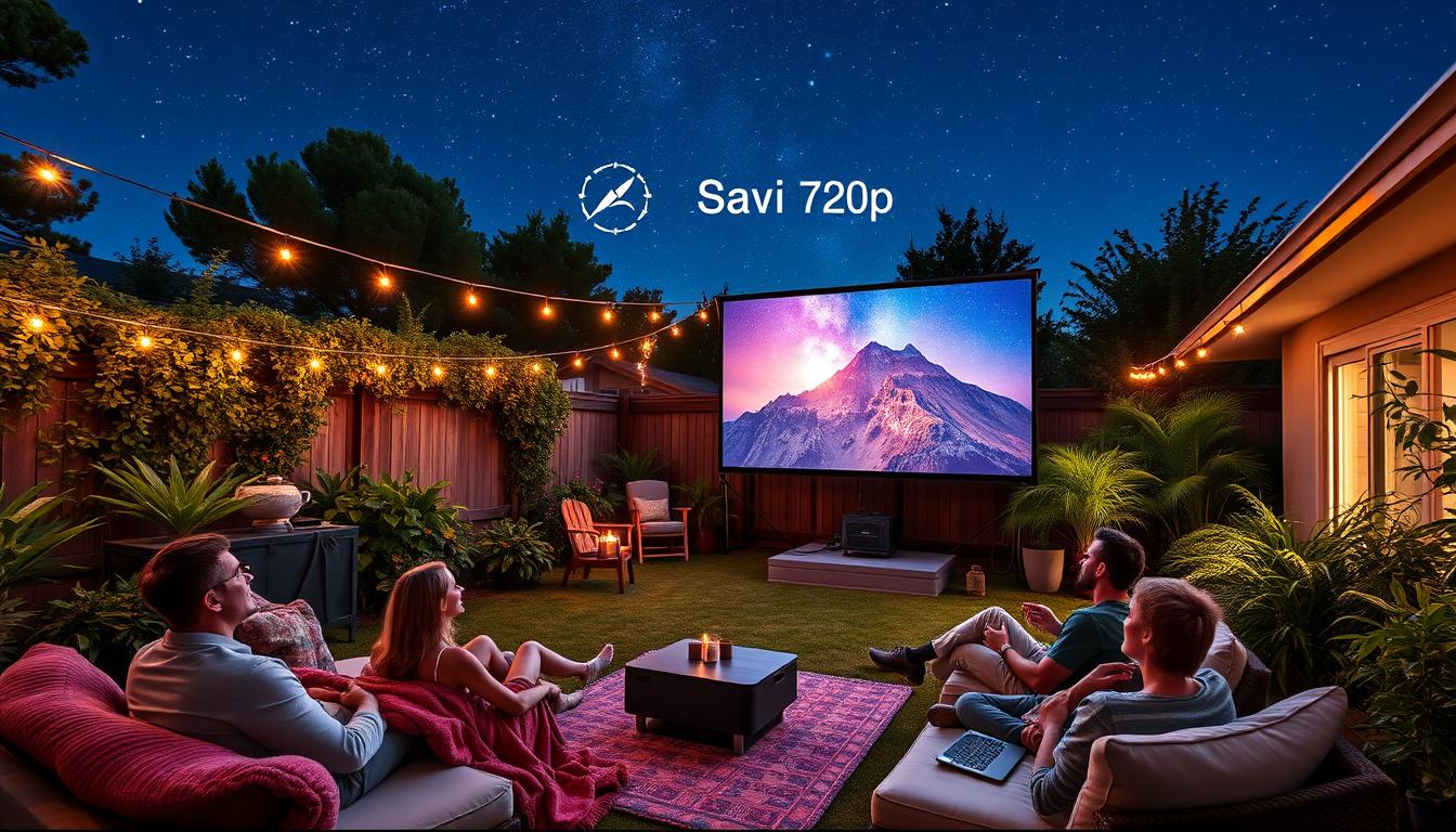 Savi 720p LED Projector Image Quality