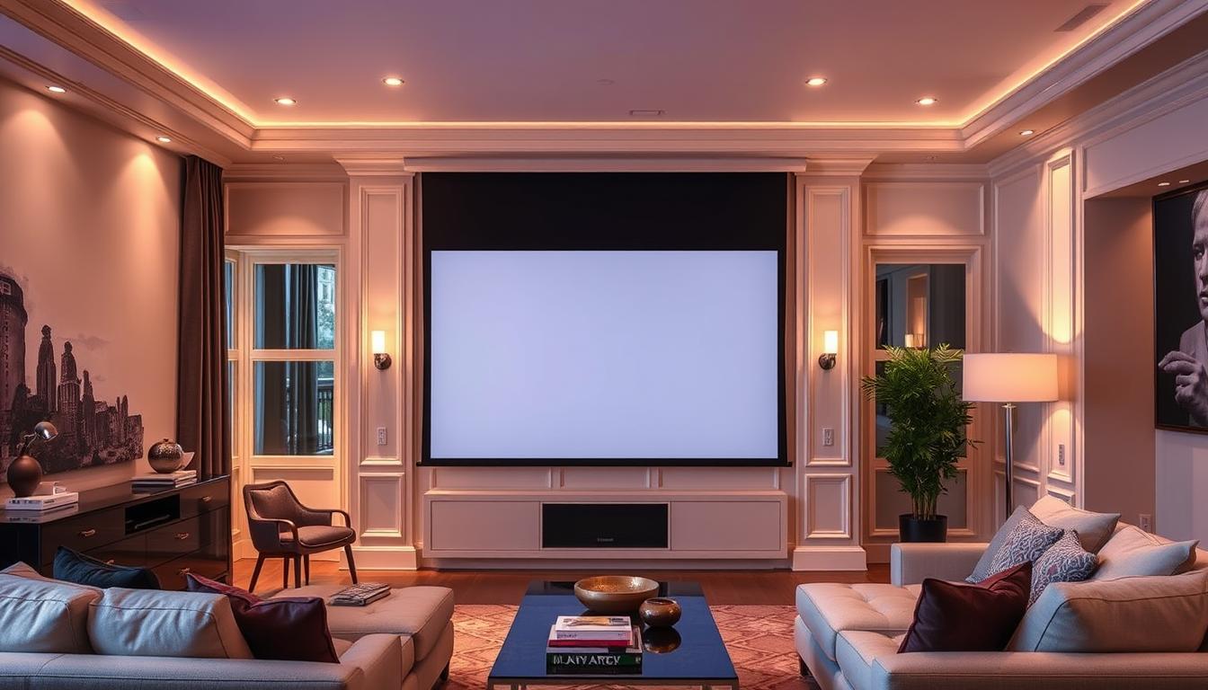 Screen Innovations Short Throw Lift 4K Image Reproduction