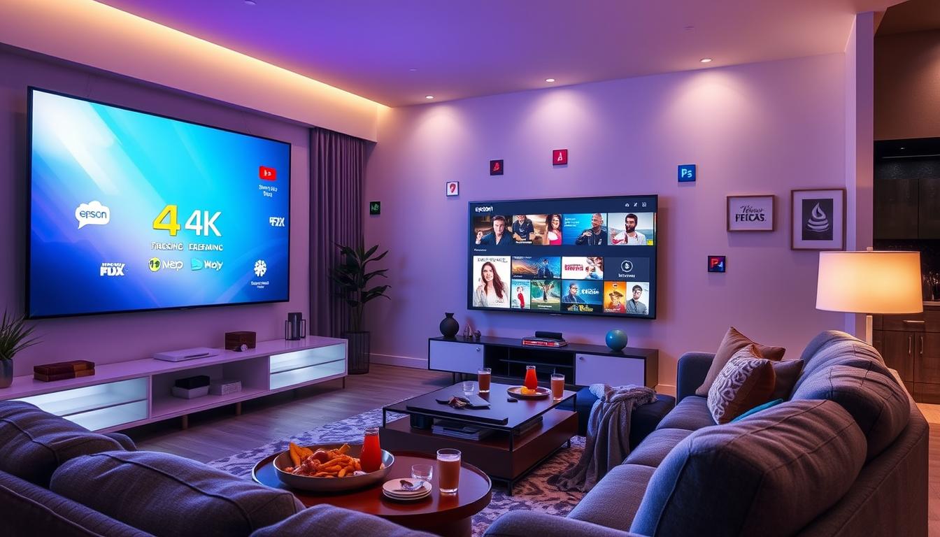 Streaming capabilities with Android TV on Epson Home Cinema 2350