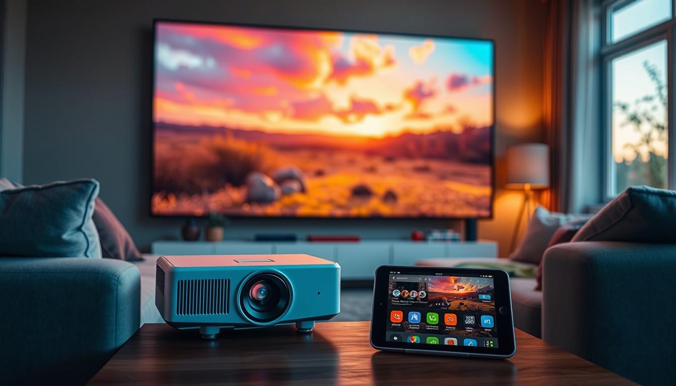 Wireless projector streaming capabilities
