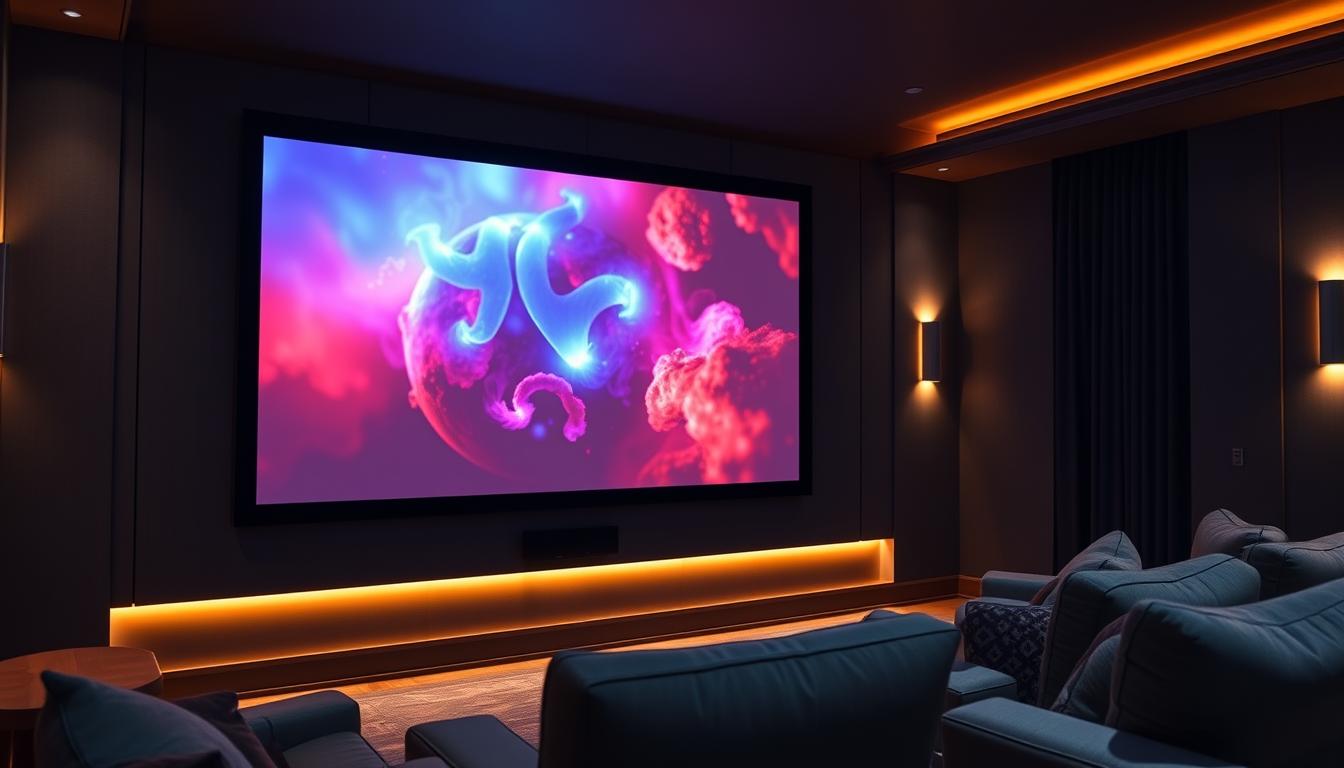 high-quality projector screen