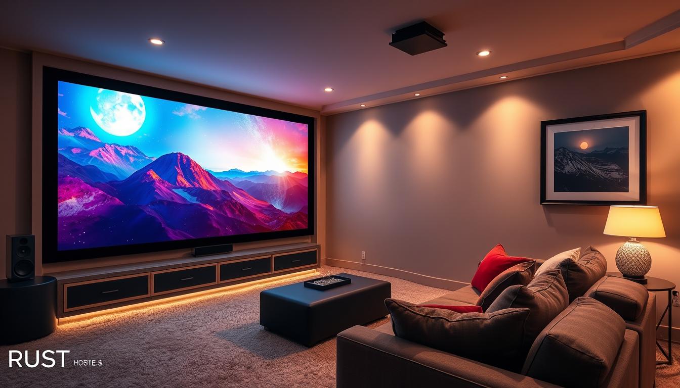 home theater screen