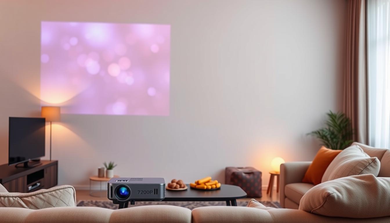 native 720P resolution projector
