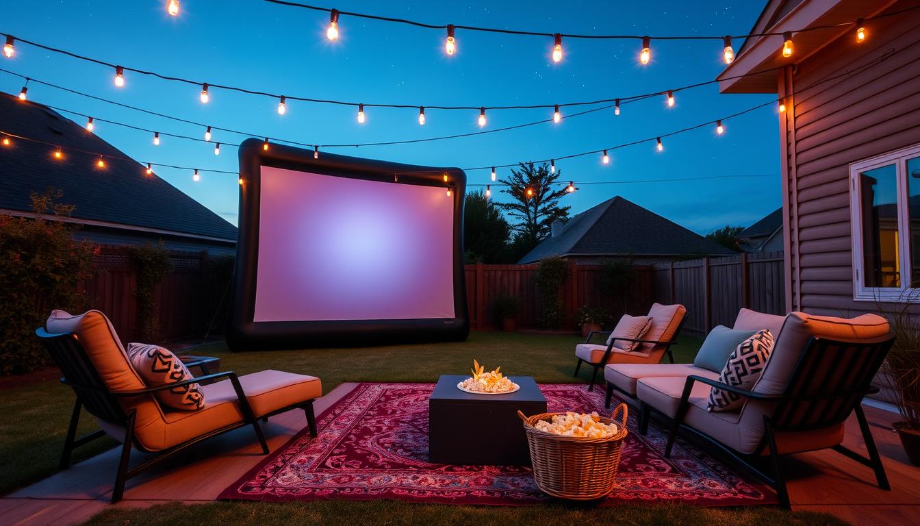 outdoor projector screen