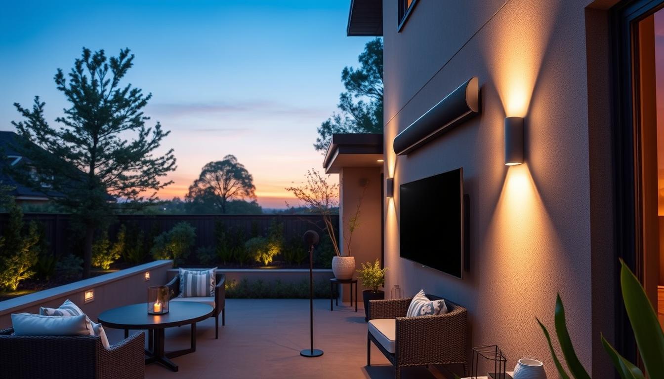 outdoor soundbar installation