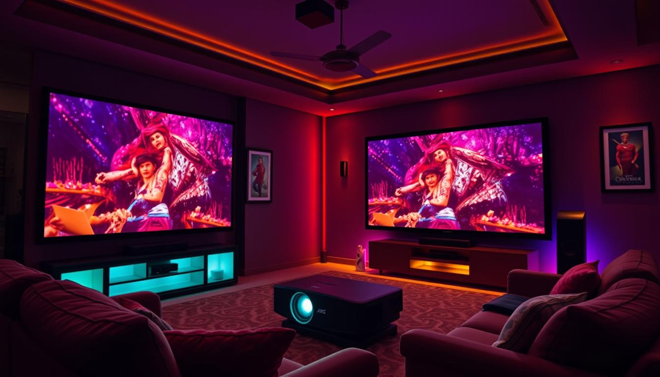 picture quality of JVC DLANZ500 projector