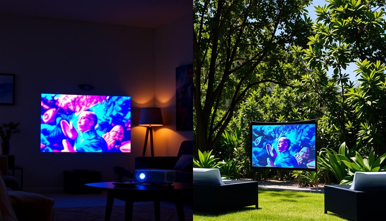 portable projector performance