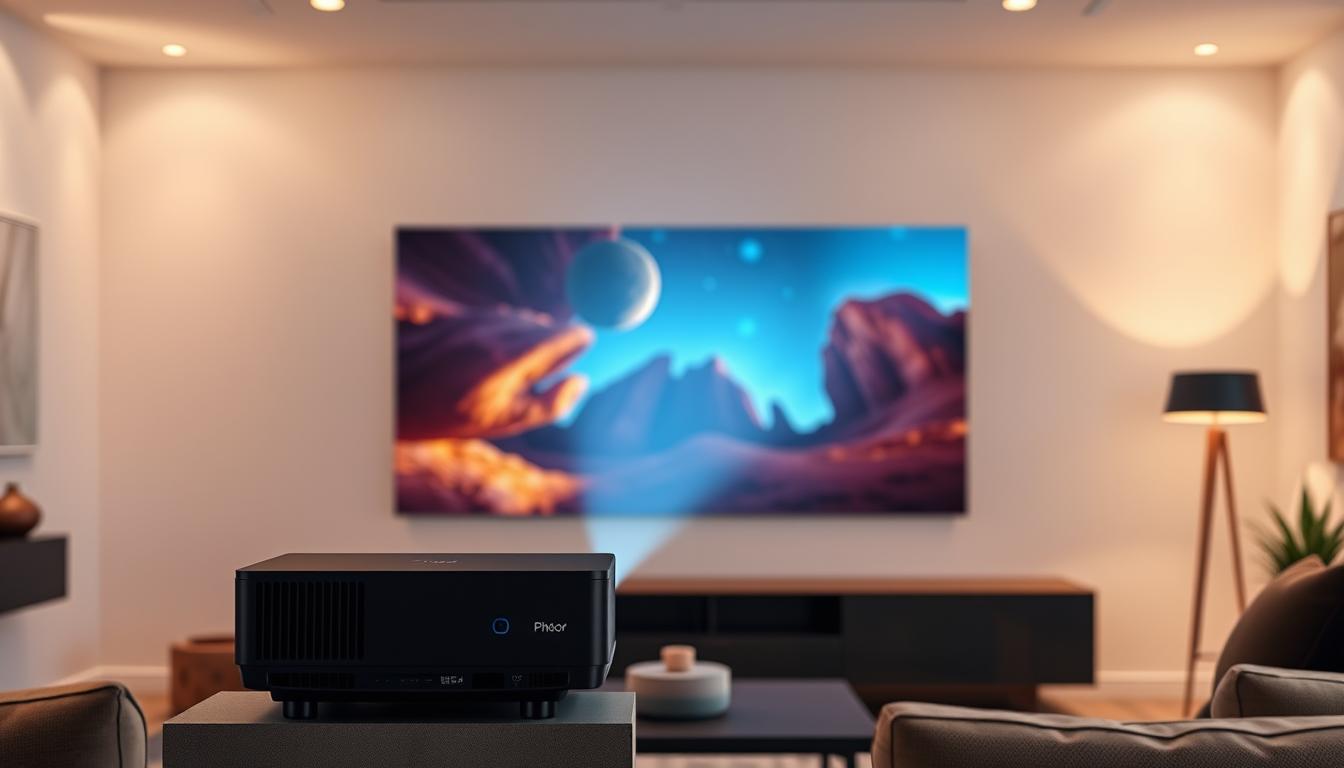 ultra short throw projector