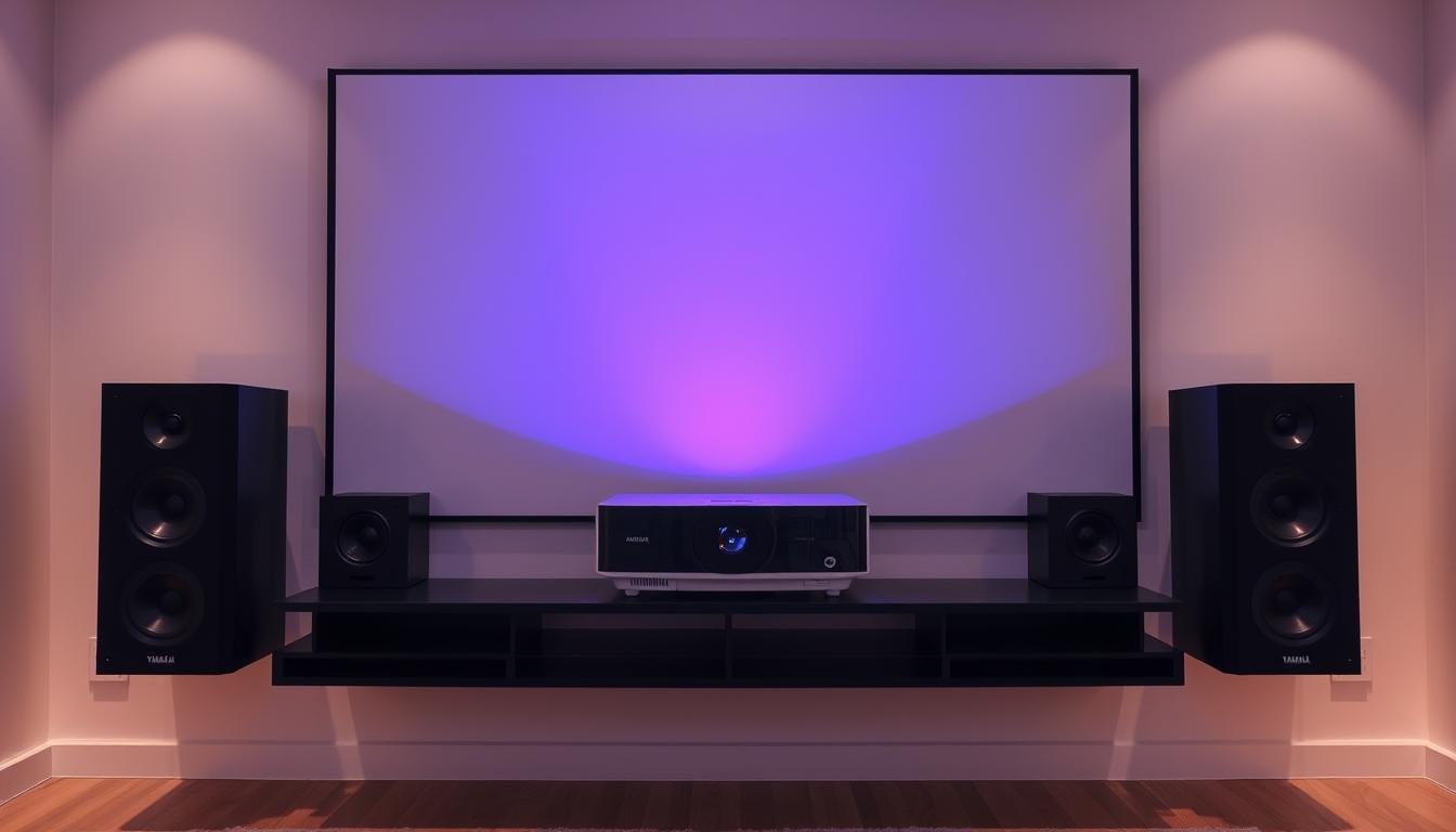 ultra short throw projector