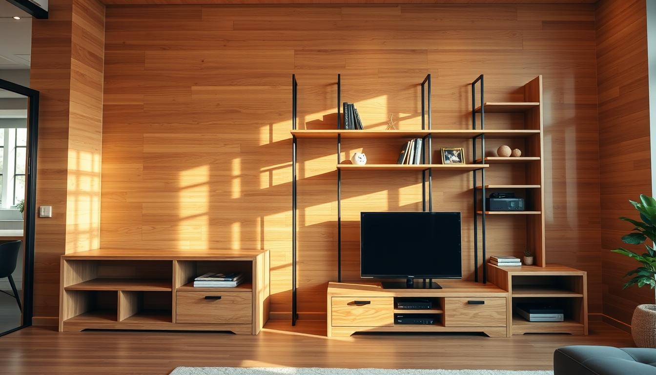 Creating a Multi-Purpose Entertainment Unit with Wood