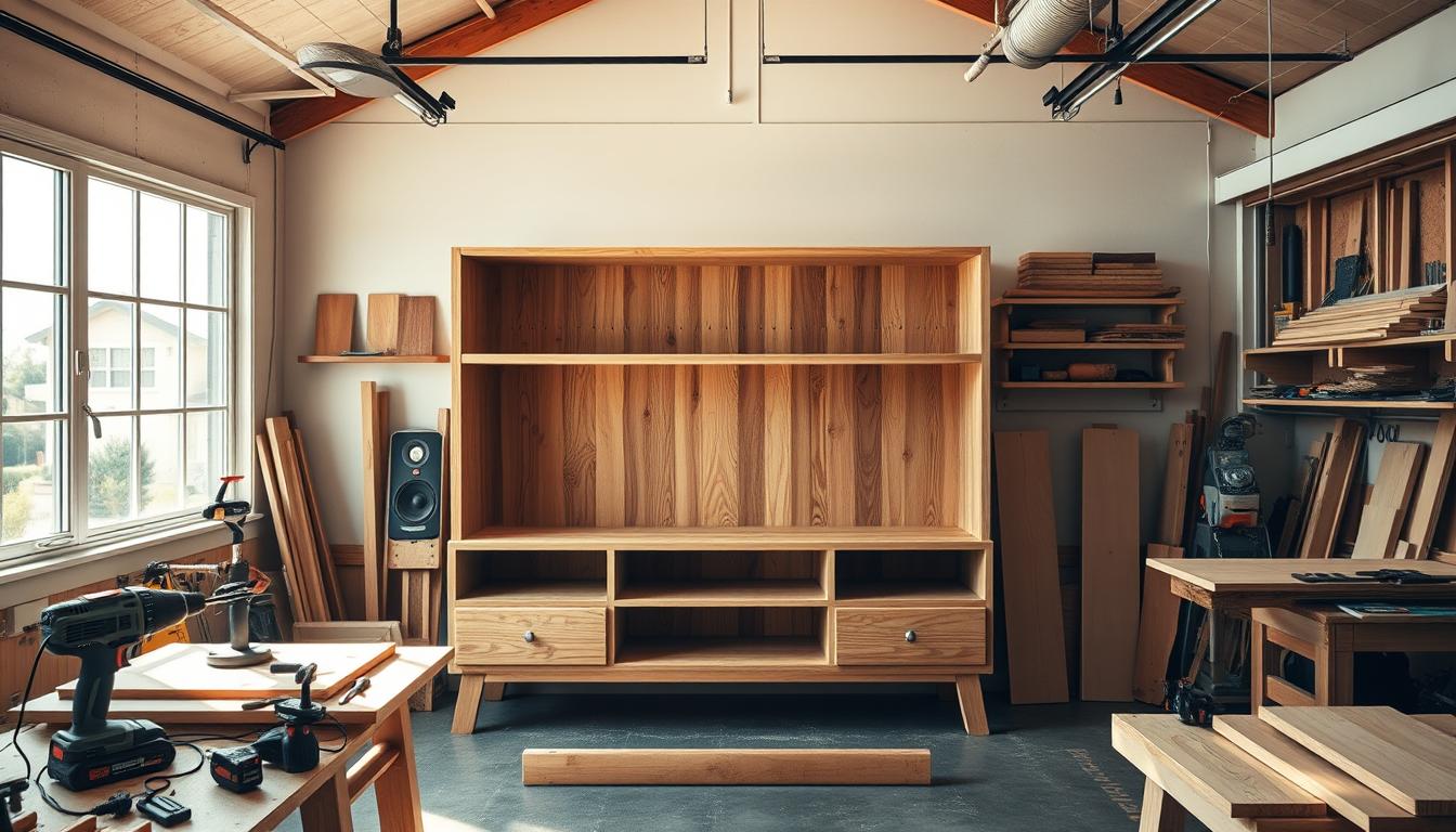 DIY entertainment center construction DIY entertainment center construction