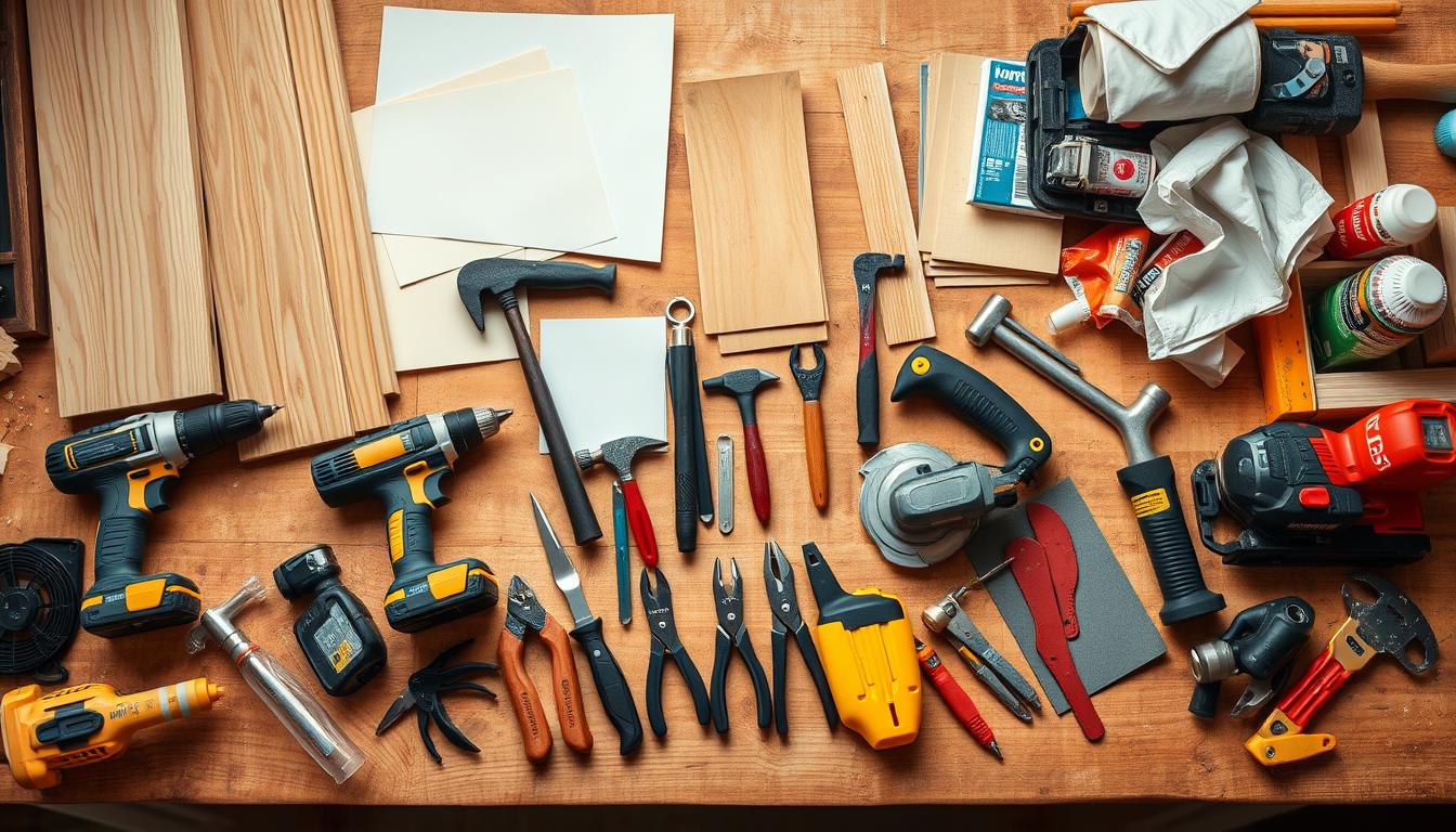 DIY materials and tools