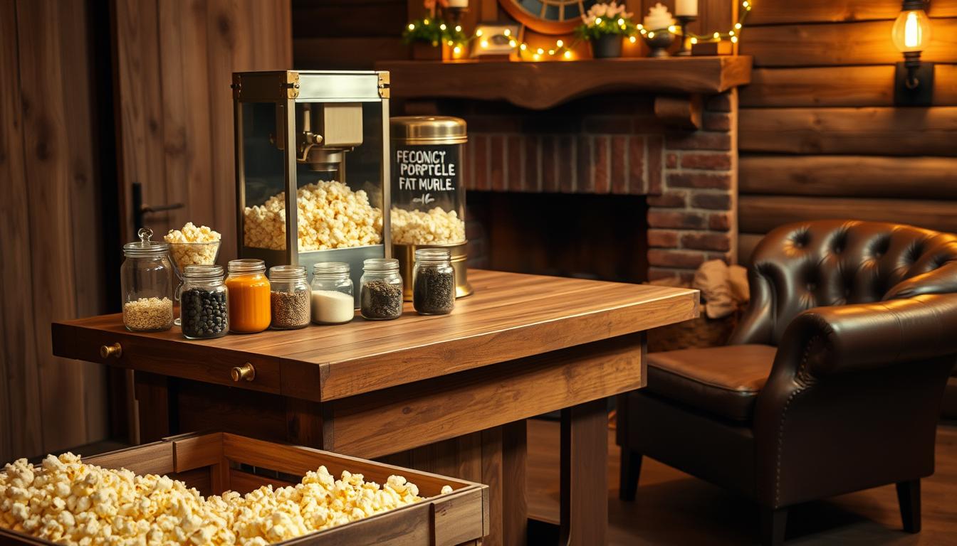 DIY popcorn station