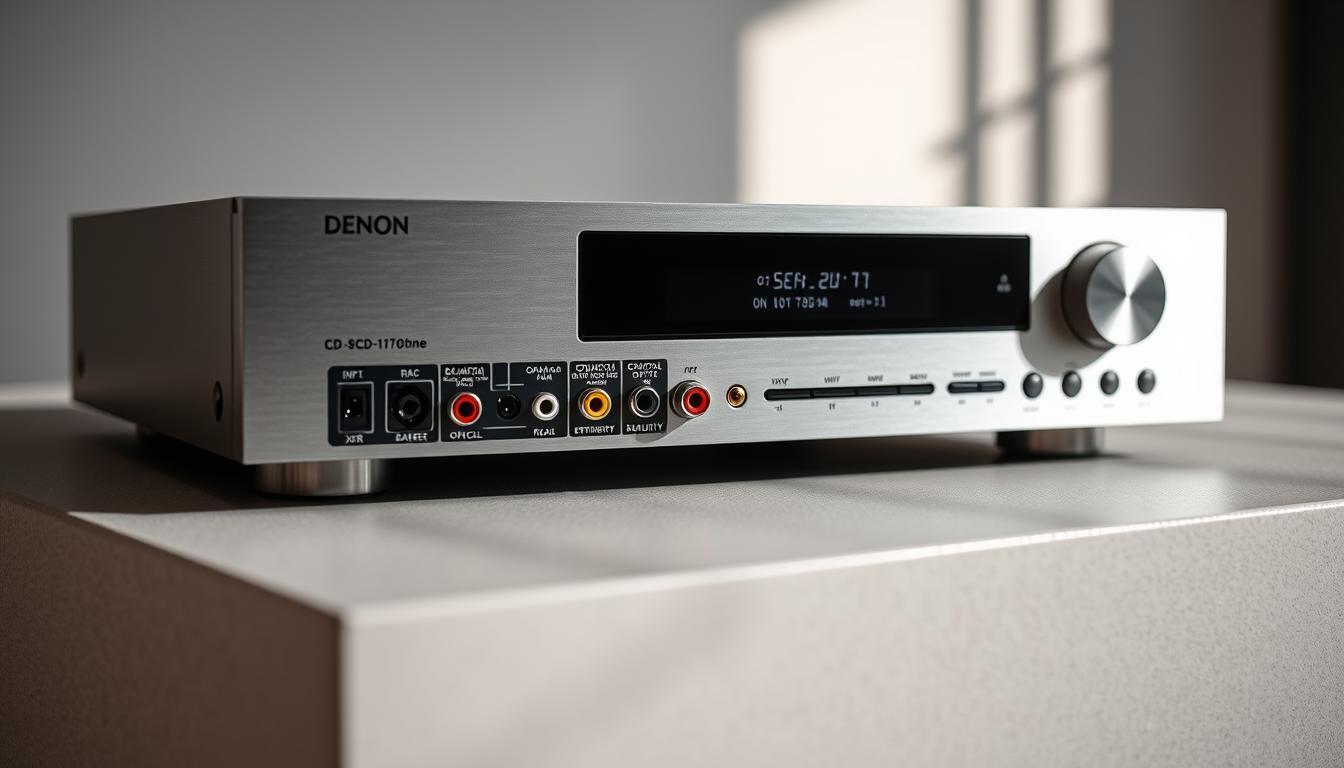 Denon DCD-1700NE connectivity options Denon DCD-1700NE connectivity options