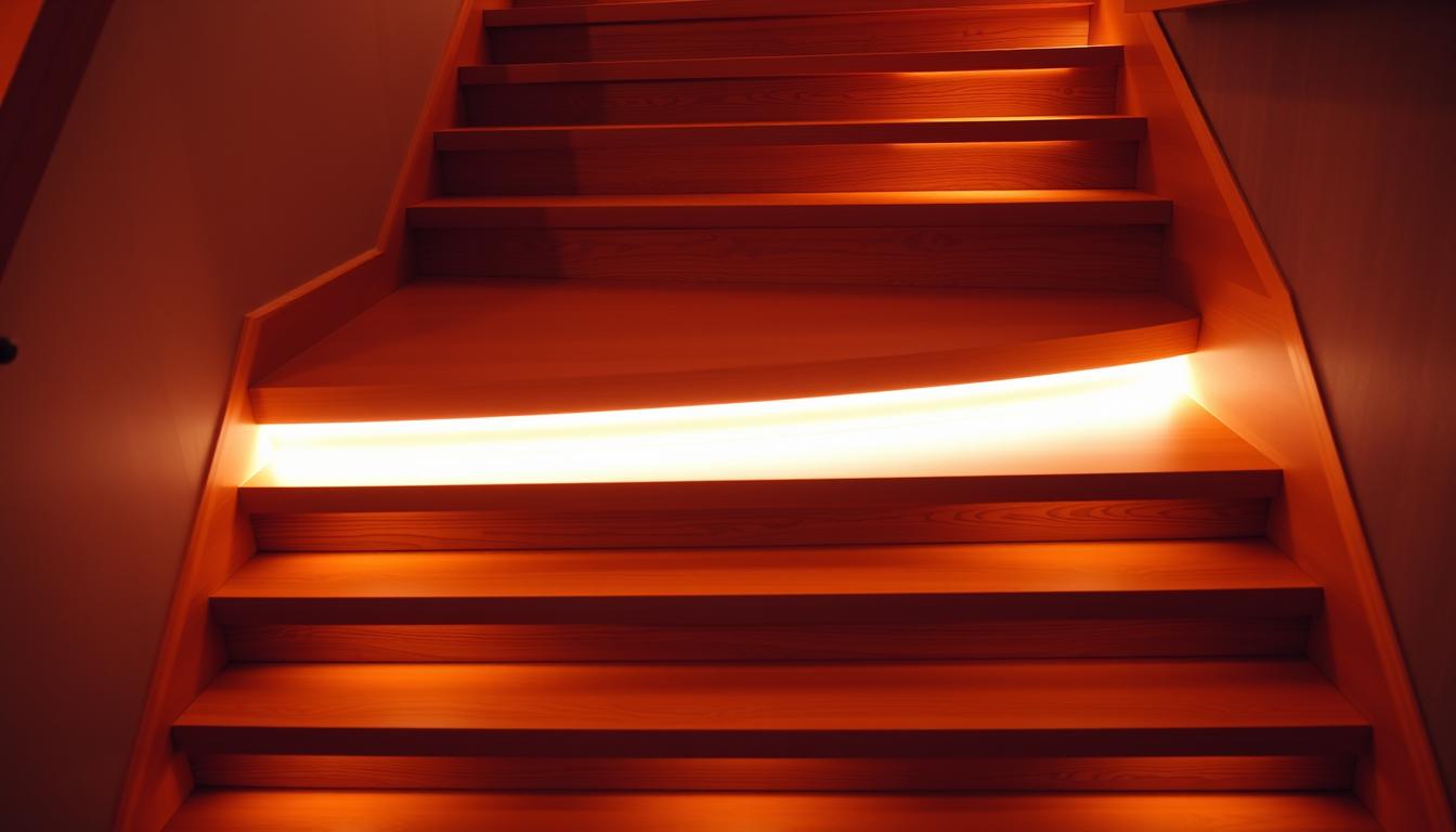 LED lighting for staircase design