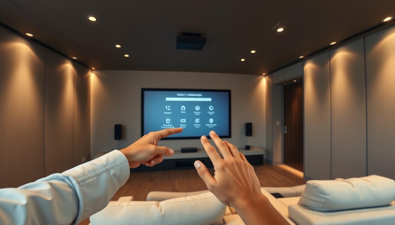 custom commands smart home theater