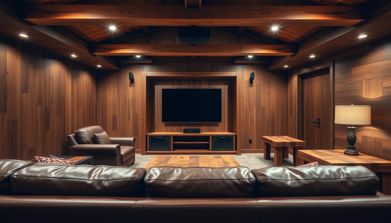 custom wood in home theaters