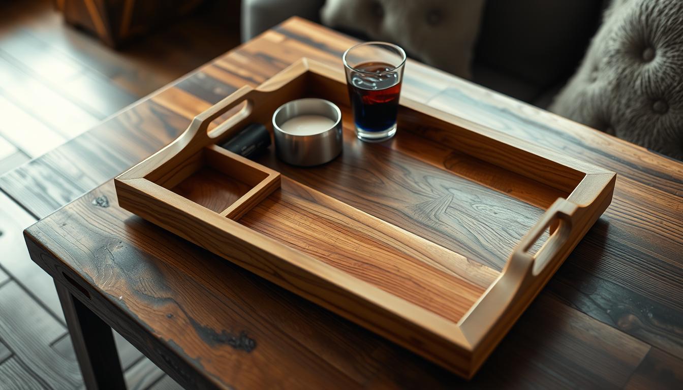 custom wooden tray design
