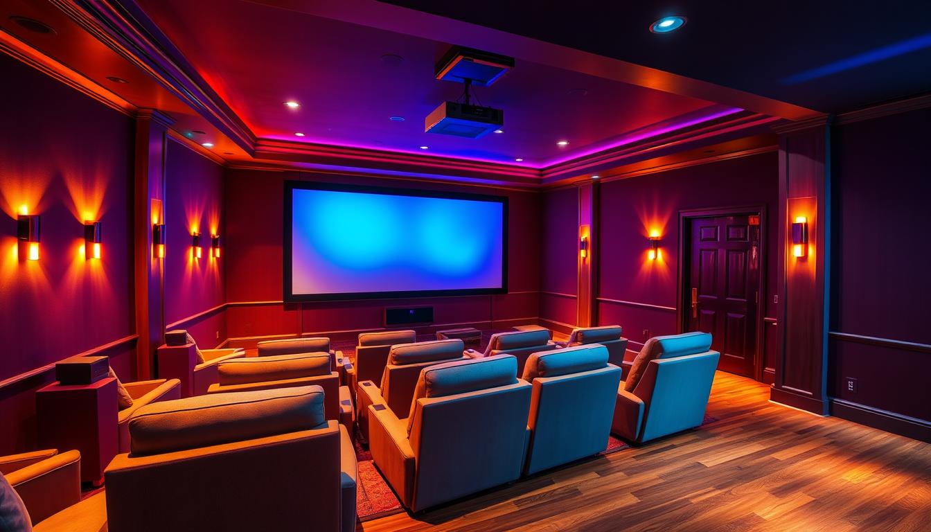 dynamic lighting effects in home theater