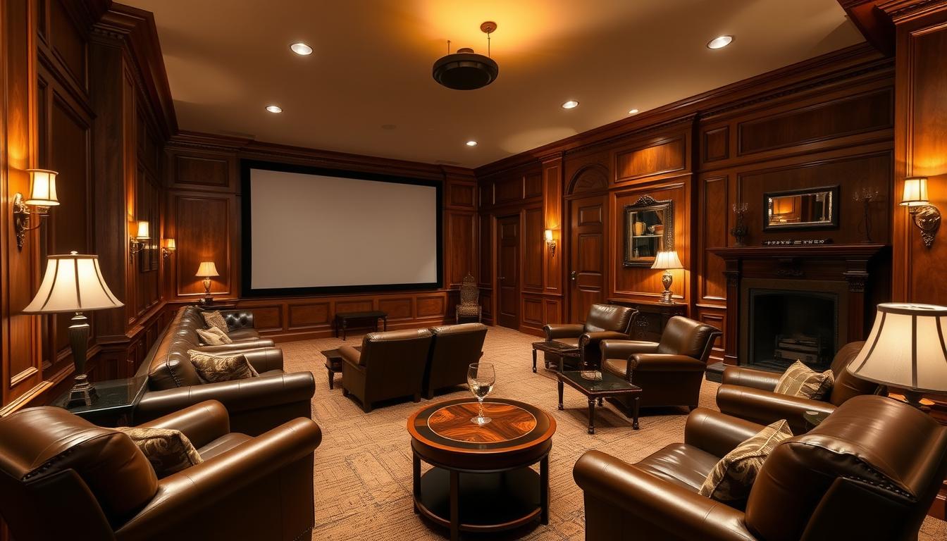 home theater room layout