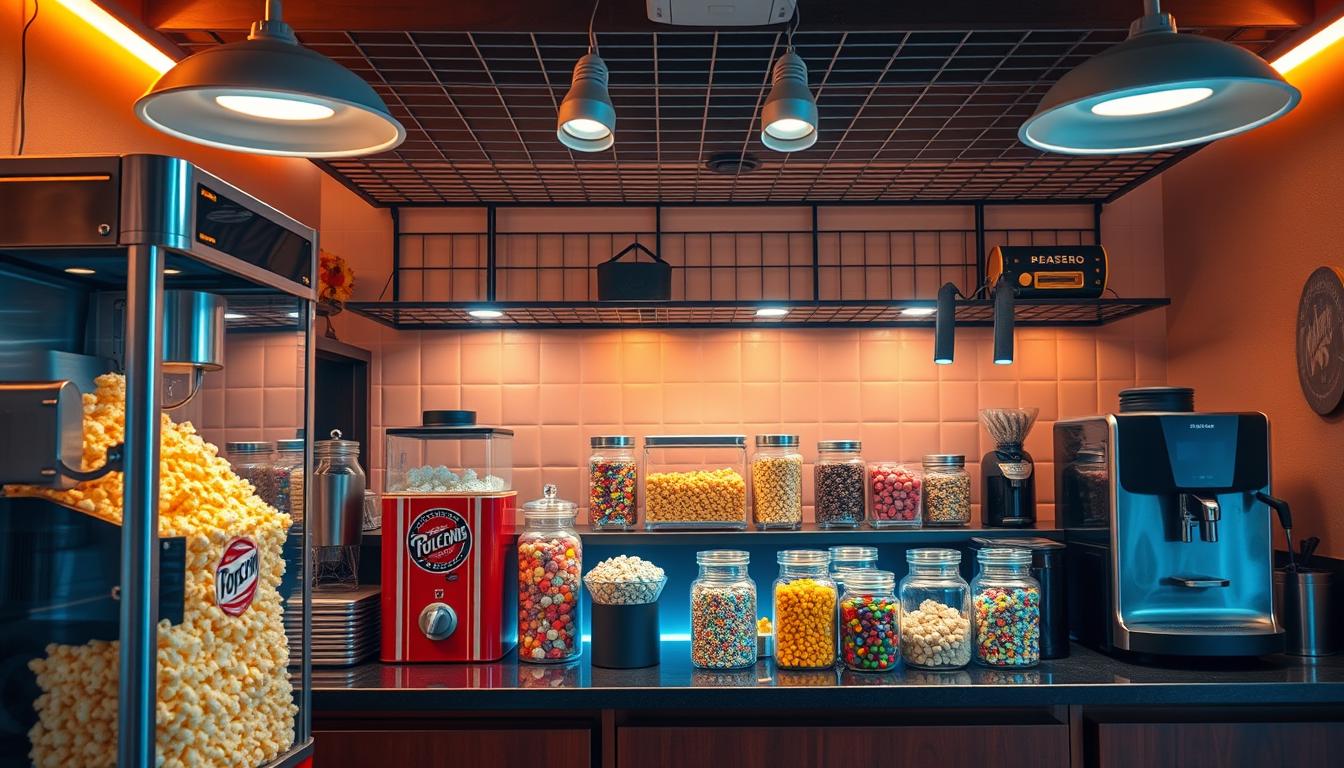 home theater snack bar equipment