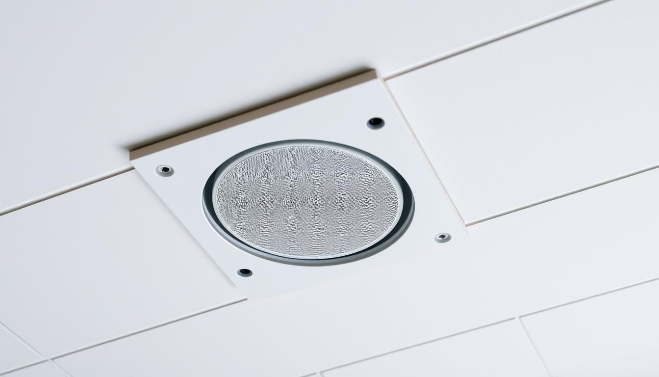 in-ceiling speaker installation