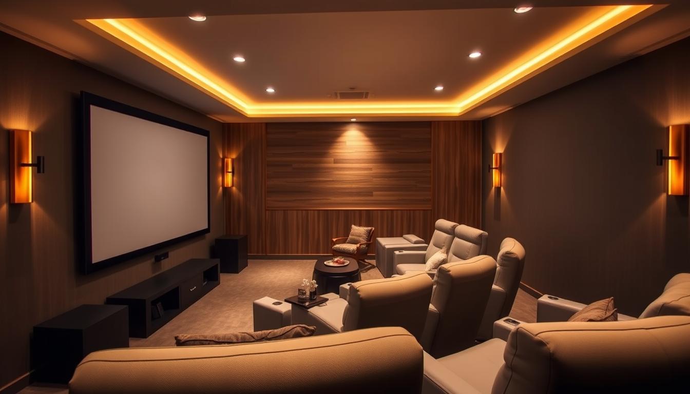lighting integration in home theater