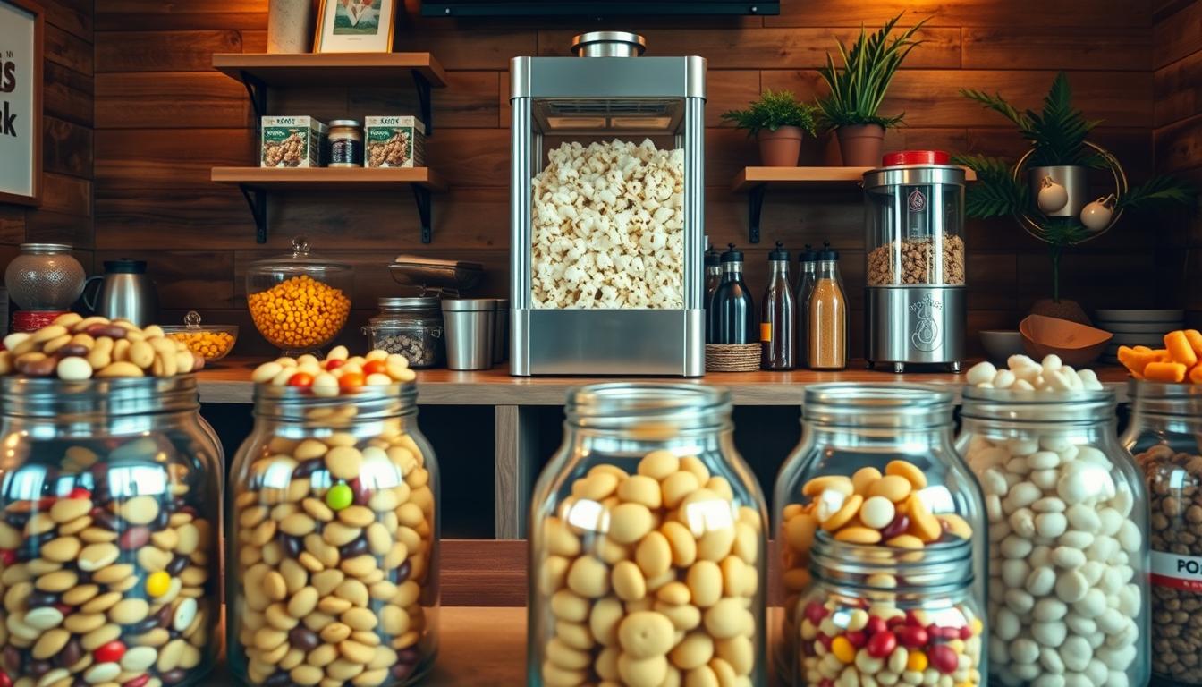 organized snack bar