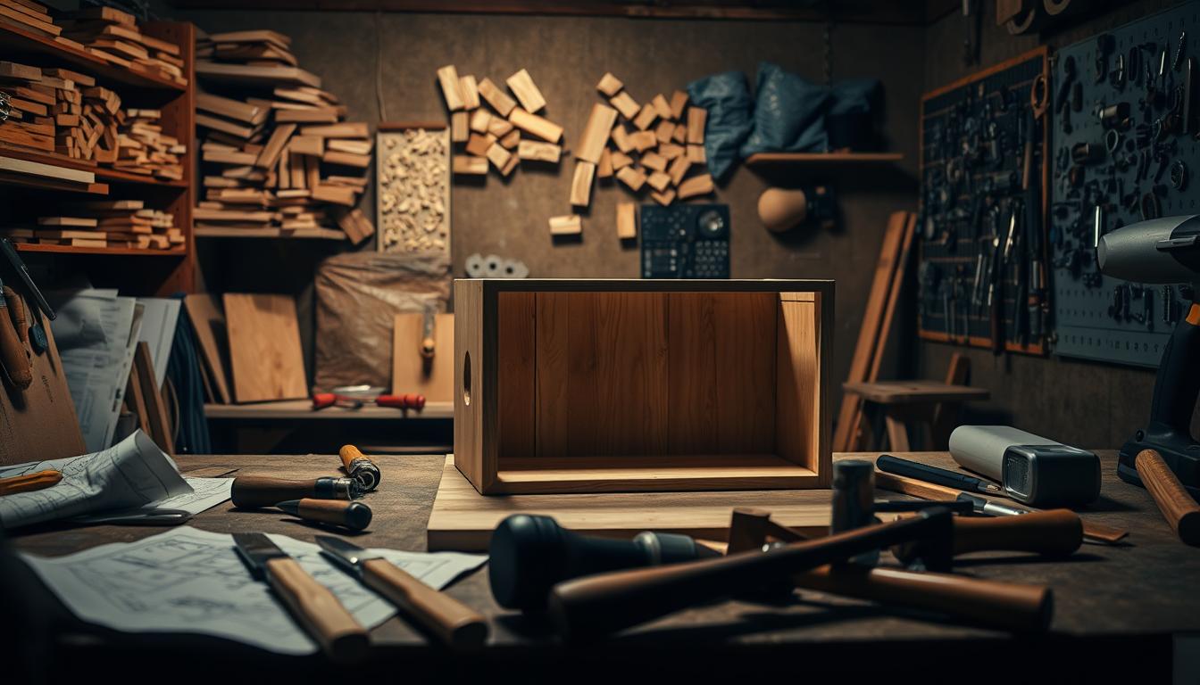 planning wooden speaker housing