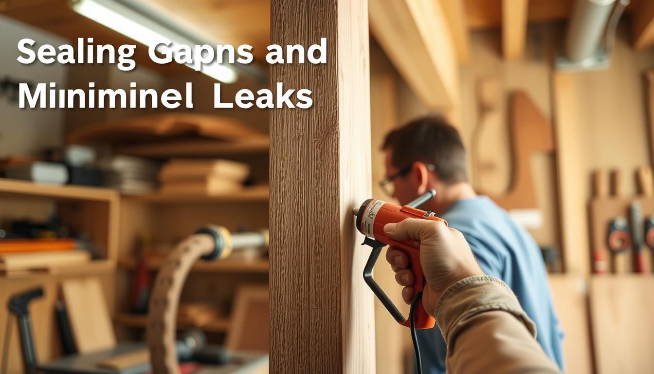 sealing gaps for soundproofing