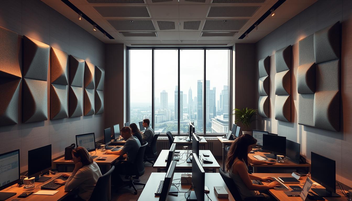 sound absorption in office sound absorption in office