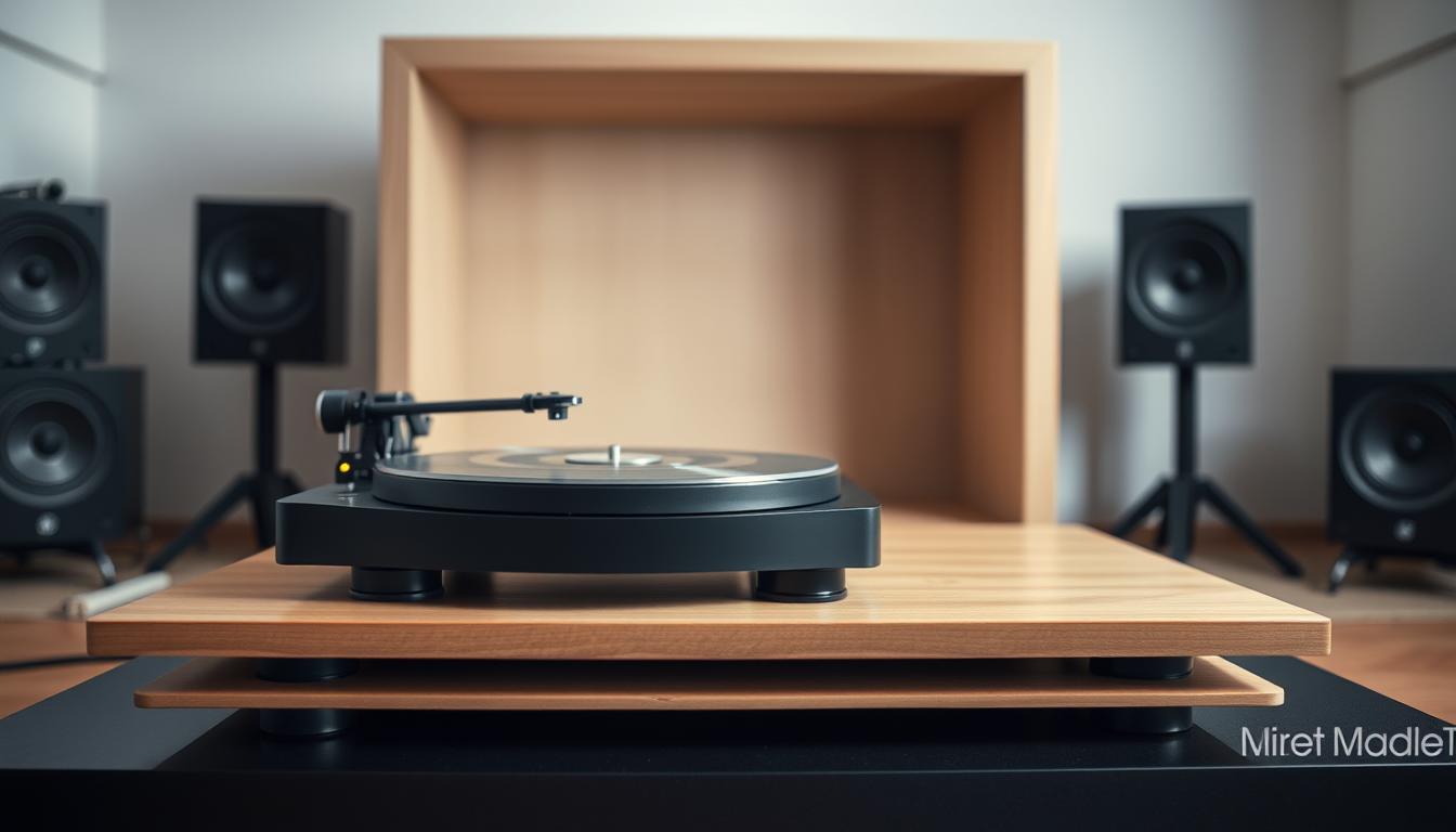 turntable isolation setup