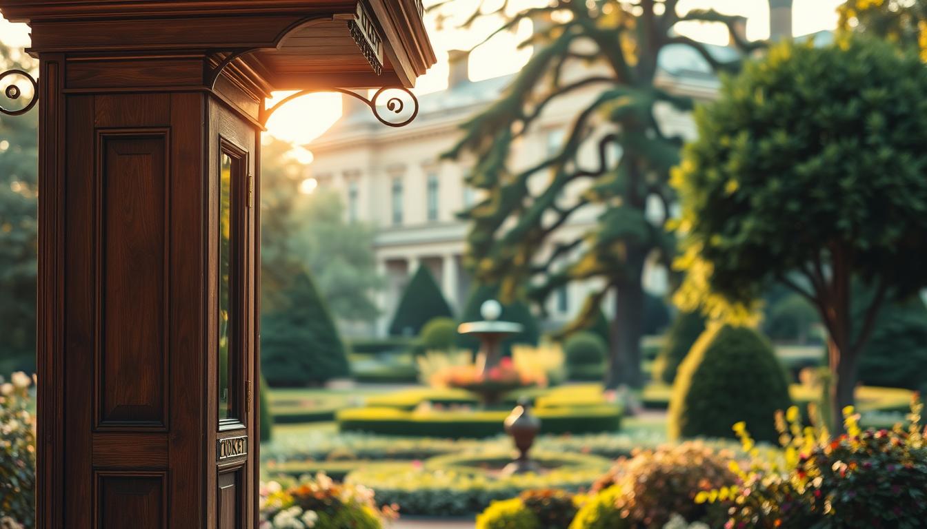 vintage ticket booth