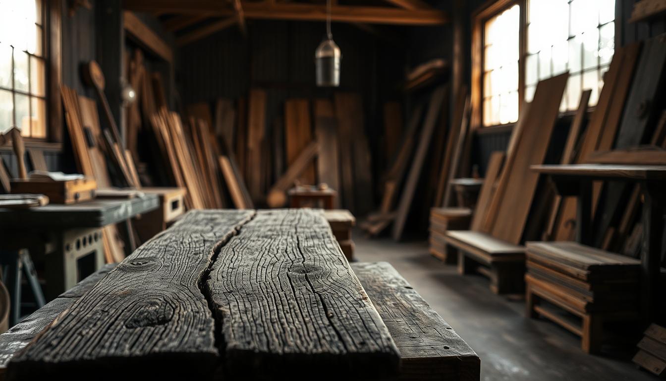 wood distressing process