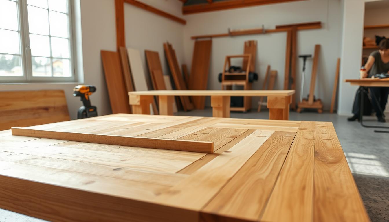 wooden seating platform construction